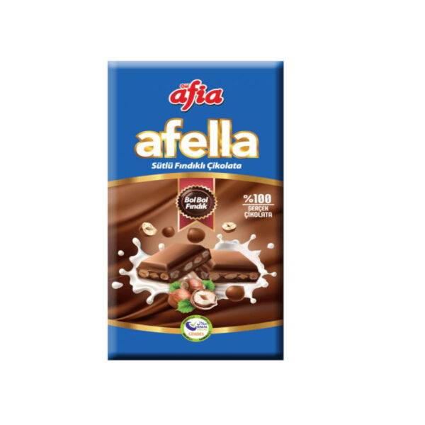 Afia Afella fındıklı çikolata 80 gr Helal Dünyam