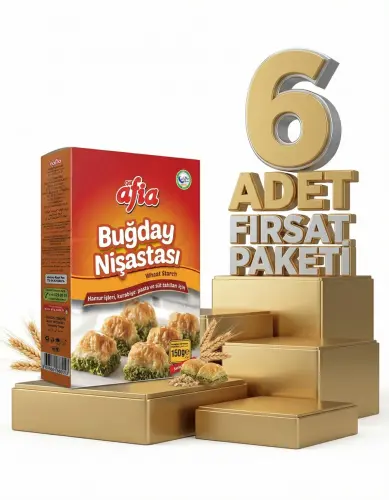 Buğday Nişastası 6 Lı Avantaj Paketi Afia - GİMDES Helal Sertifikalı