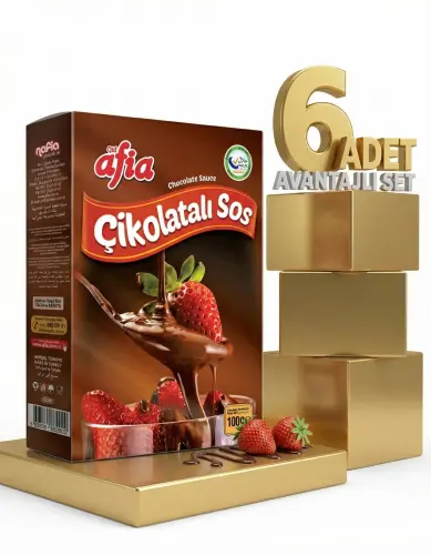 Çikolatalı Sos Avantaj Paketi 6 Lı Afia - GİMDES Helal Sertifikalı