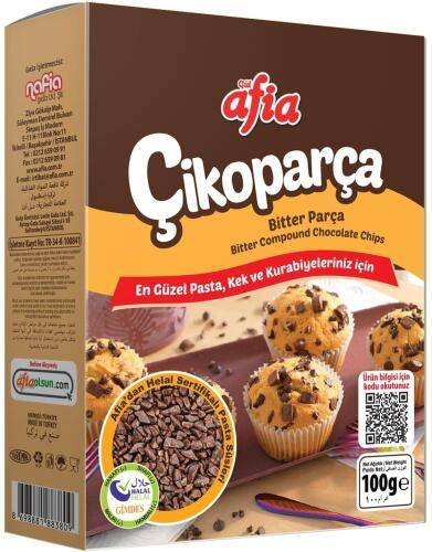 Afia Çikoparça Parça Çikolata 100 Gr - GİMDES Helal Sertifikalı