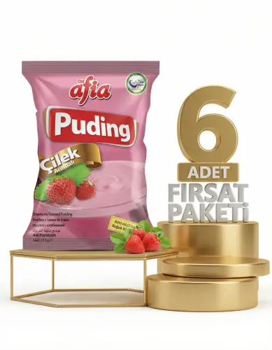 Afiaçilekli Puding 6 Lı Avantaj Paketi - GİMDES Helal Sertifikalı
