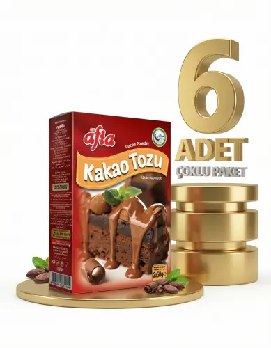 Afia Kakao Tozu 6 Lı Avantaj Paketi - GİMDES Helal Sertifikalı