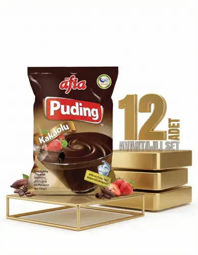 Afia Kakaolu Puding 12 Li Avantaj Paketi - GİMDES Helal Sertifikalı