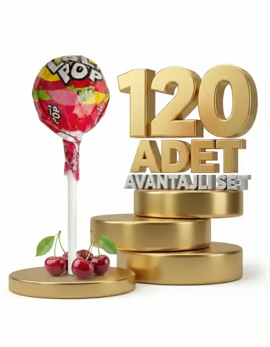 Afia Lolipop Şeker 120 Li Set - GİMDES Helal Sertifikalı