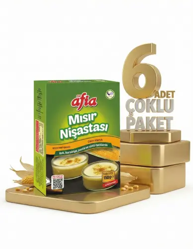 Mısır Nişastası 6 Lı Paket - GİMDES Helal Sertifikalı