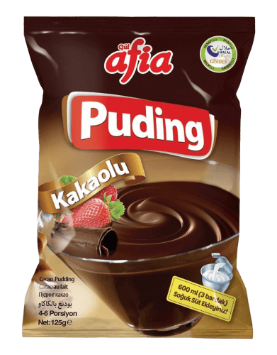 Afia Kakaolu Puding - GİMDES Helal Sertifikalı