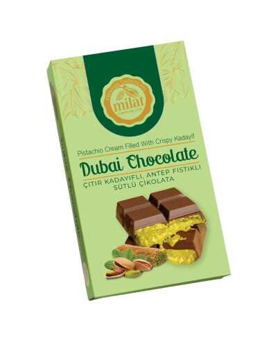 Milat Dubai Çikolatası - GİMDES Helal Sertifikalı