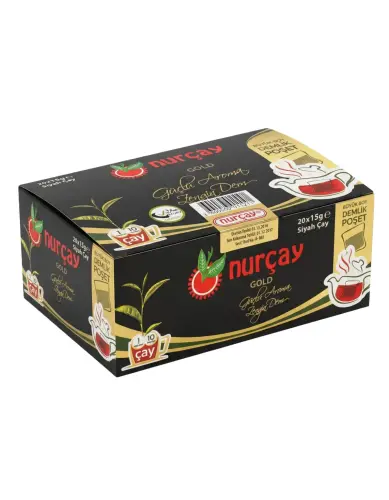 Nurçay Gold Demlik Poşet - GİMDES Helal Sertifikalı
