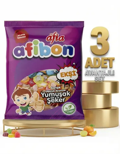 Afia Jelibon Eşkili 3 Lü Avantaj Paketi - GİMDES Helal Sertifikalı