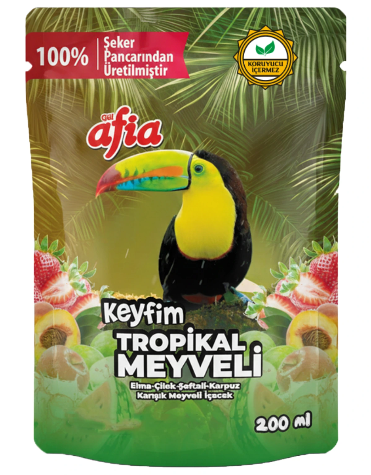 Afia Keyfim Meyve Suyu 200 Ml - GİMDES Helal Sertifikalı
