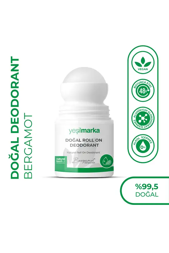 Yeşilmarka Doğal Deodorant Roll On Yeşilmarka 50 Ml - GİMDES Helal Sertifikalı