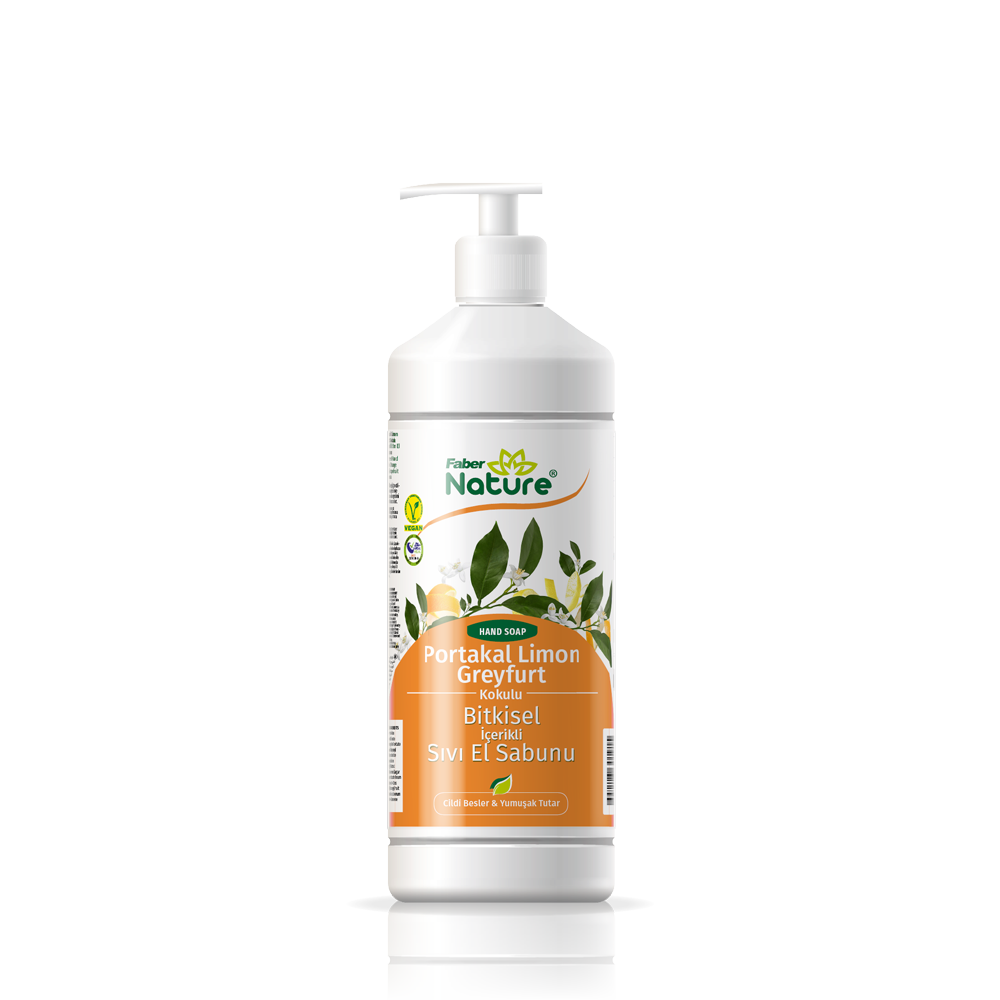 Nature Portakal Limon Greyfurt Sıvı El Sabunu 1l