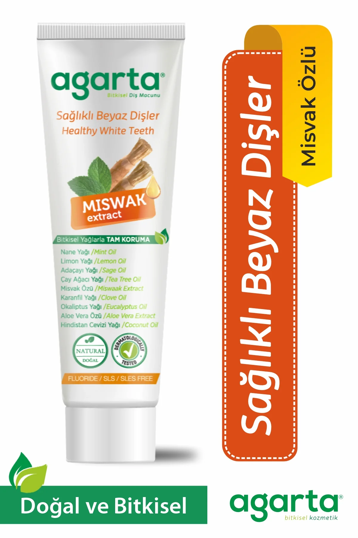 Doğal Misvak Özlü Diş Macunu 100 Ml /130 Gr