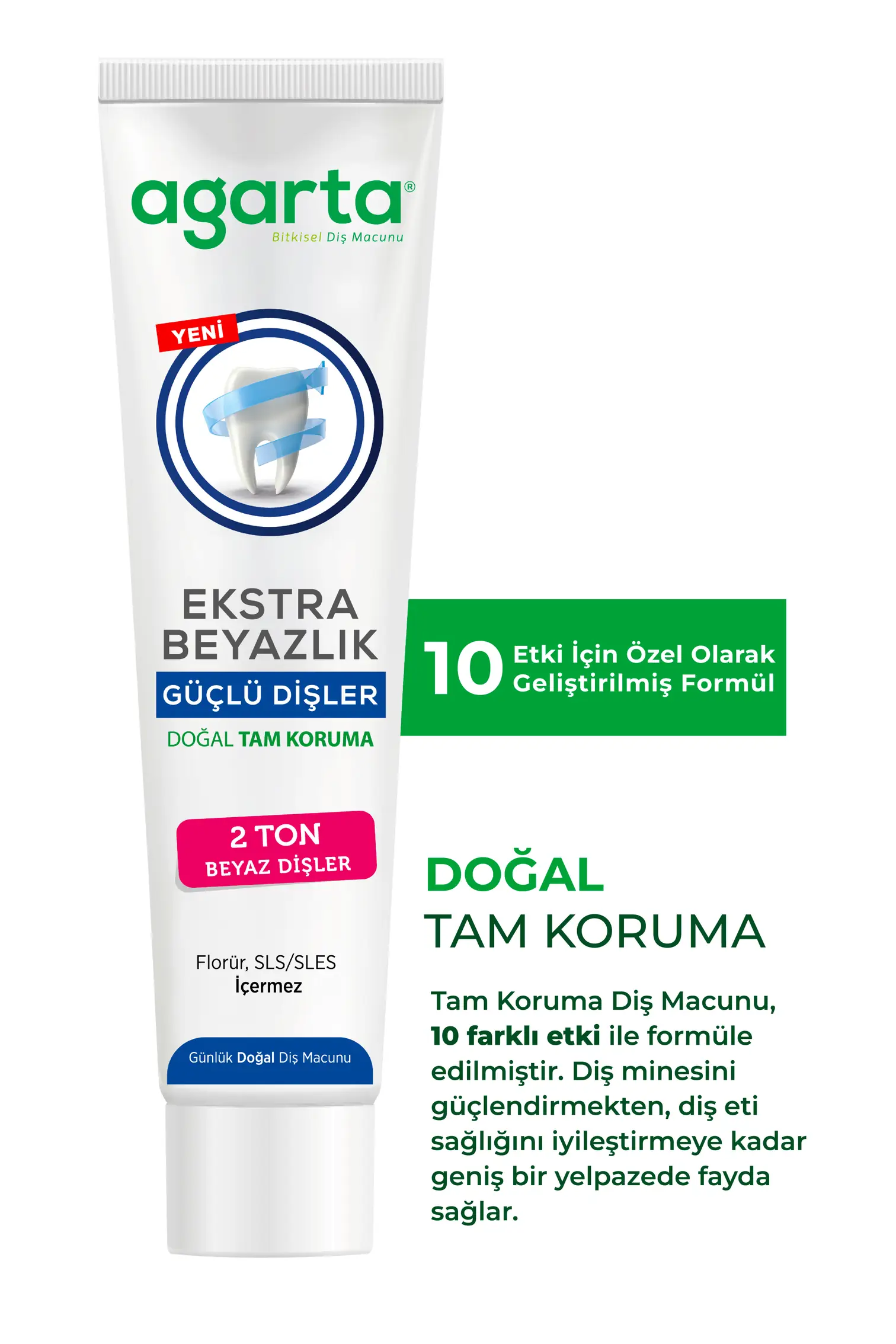 Doğal Ekstra Beyazlık Güçlü Dişler Diş Macunu 75 Ml