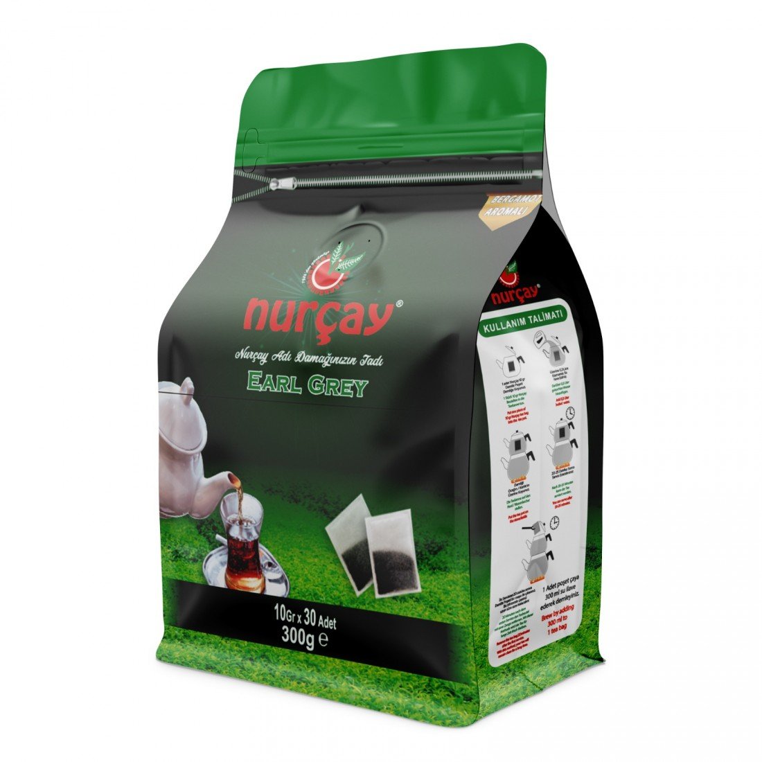 Nurçay Early Grey 10gr X 30 Adet 300gr