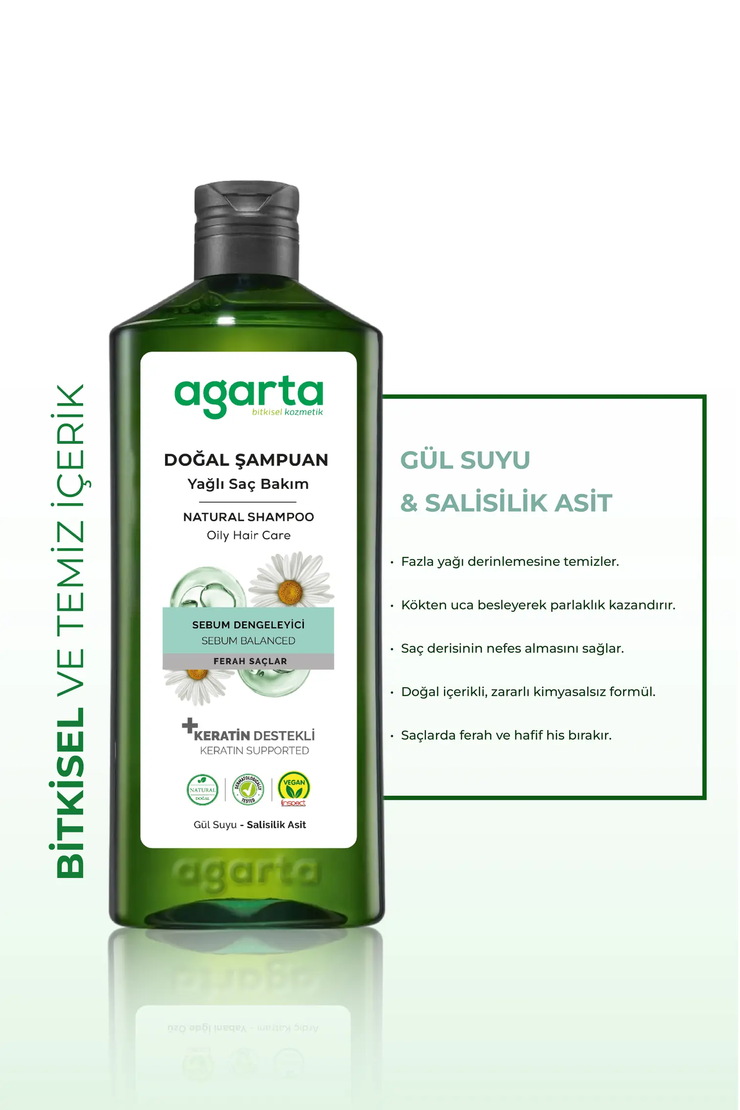 Agarta Yağlı Saçlar Şampuan 400 Ml