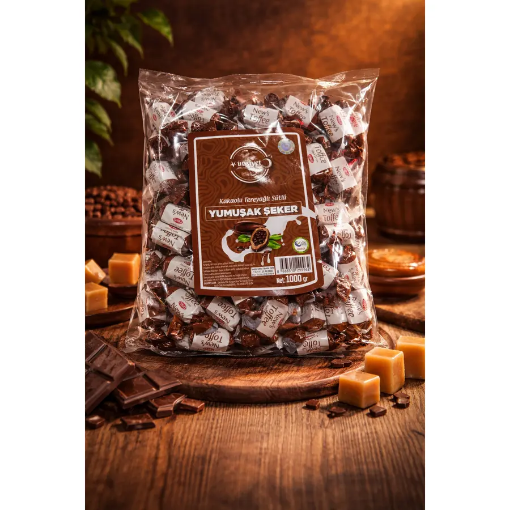 Ünsiyet Tereyağlı Kakaolu Yumuşak Şeker 1kg