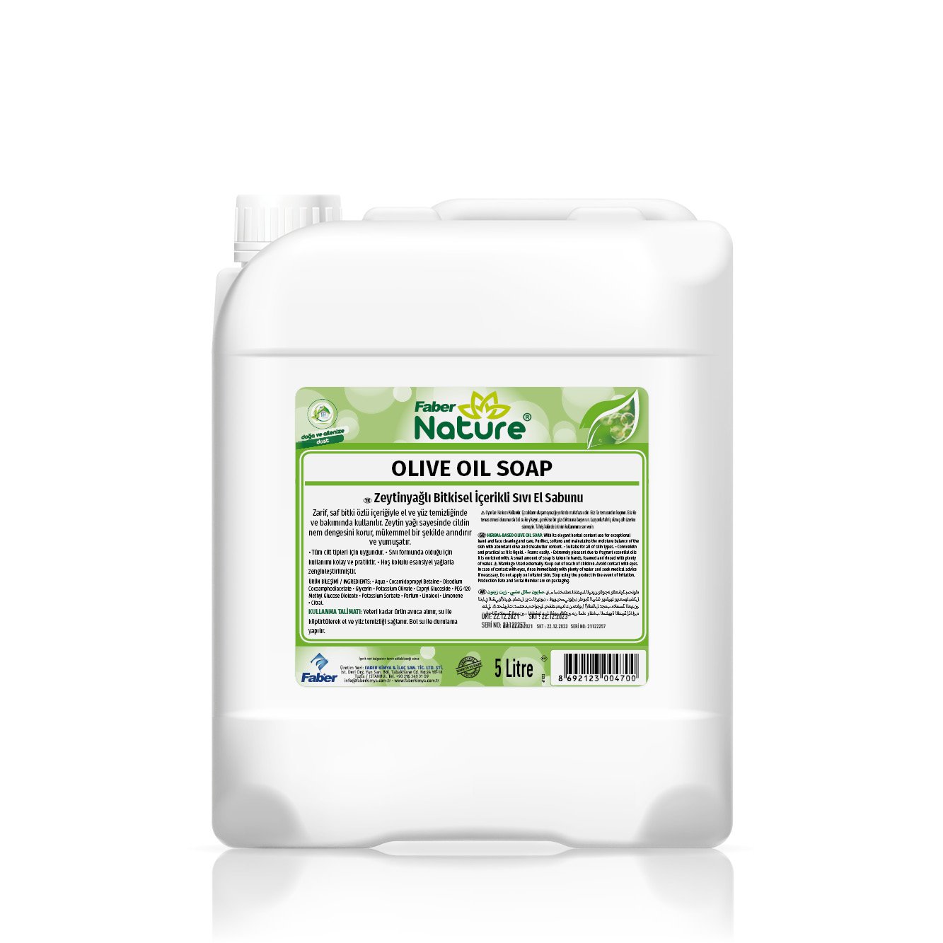 Naturex Zeytinyağlı El Sabunu 5 Litre