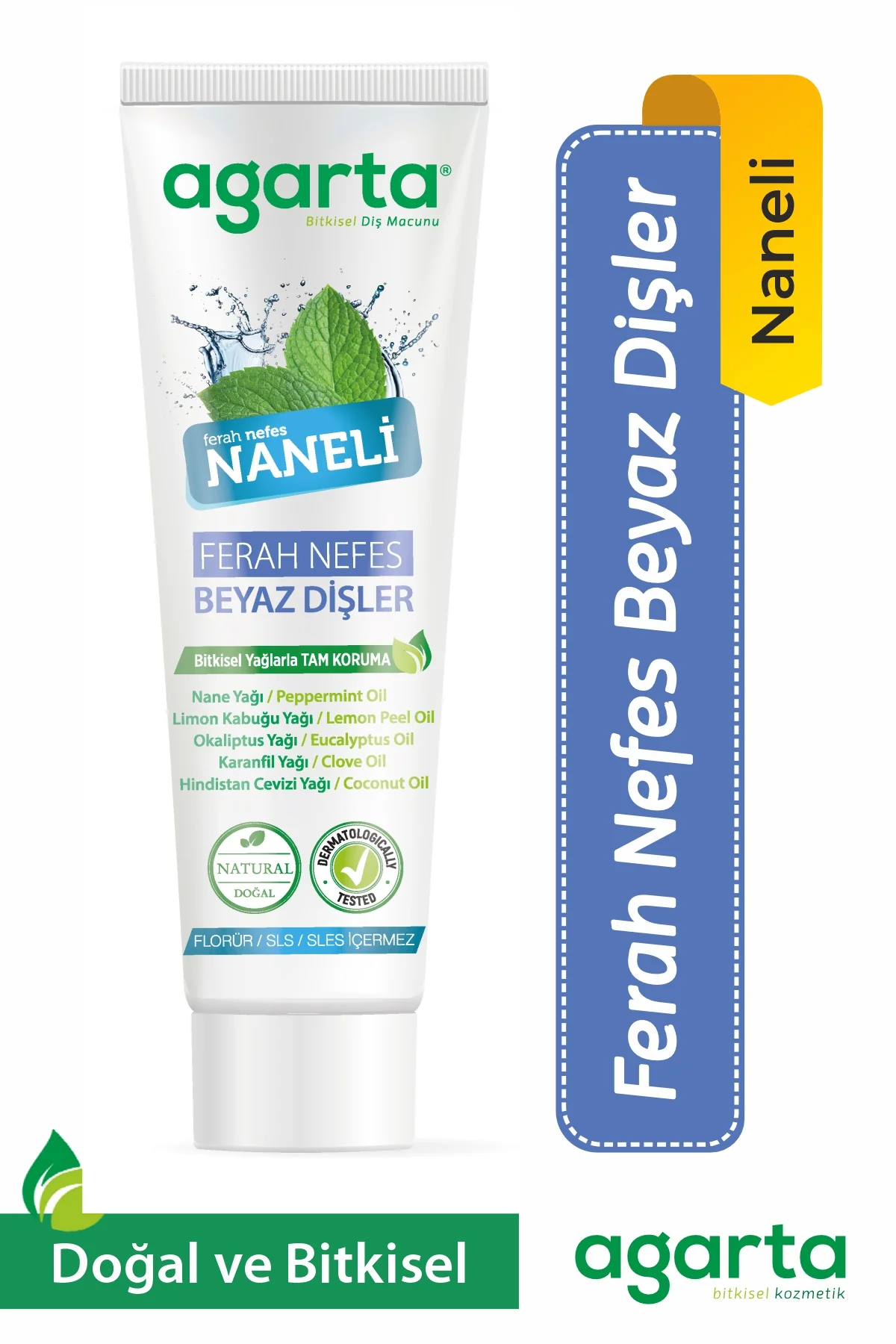 Doğal Naneli Diş Macunu 100 Ml/130 Gr