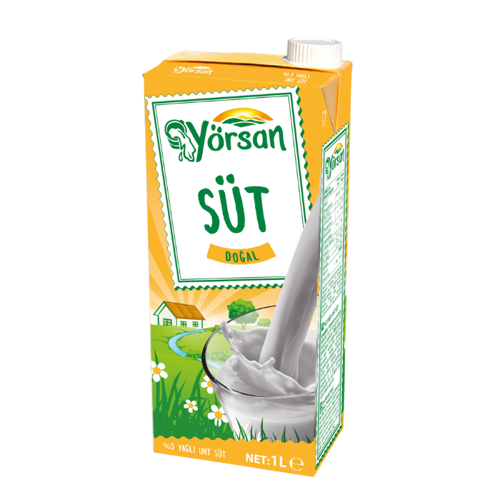 Yörsan Tam Yağlı Süt 1lt