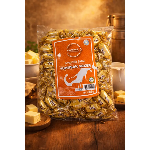 Ünsiyet Tereyağlı Yumuşak Şeker 1kg