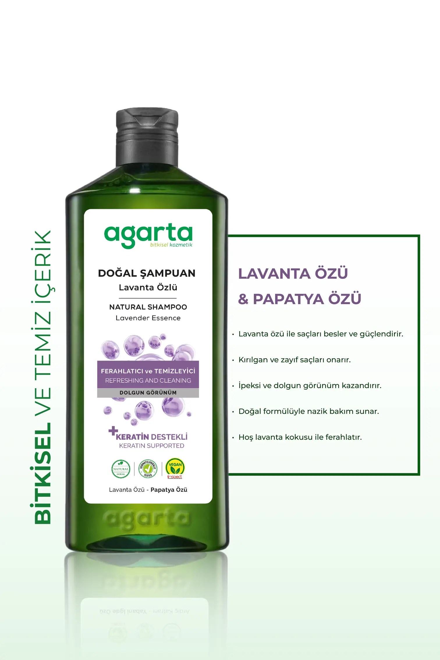 Agarta Lavanta Şampuanı 400 Ml - GİMDES Helal Sertifikalı